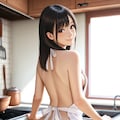 いろんなモデルで裸エプロン8 6枚目