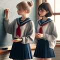 眼鏡女子 楓と金団子ちゃん 4枚目