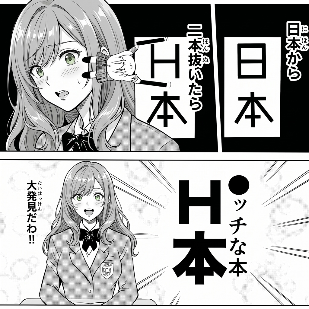 にほん － にほん＝？