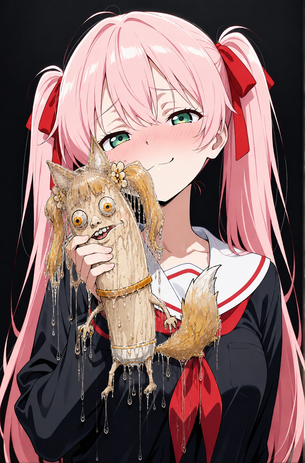 反動ミラに恥じらわされたピンクは○○なうちの子