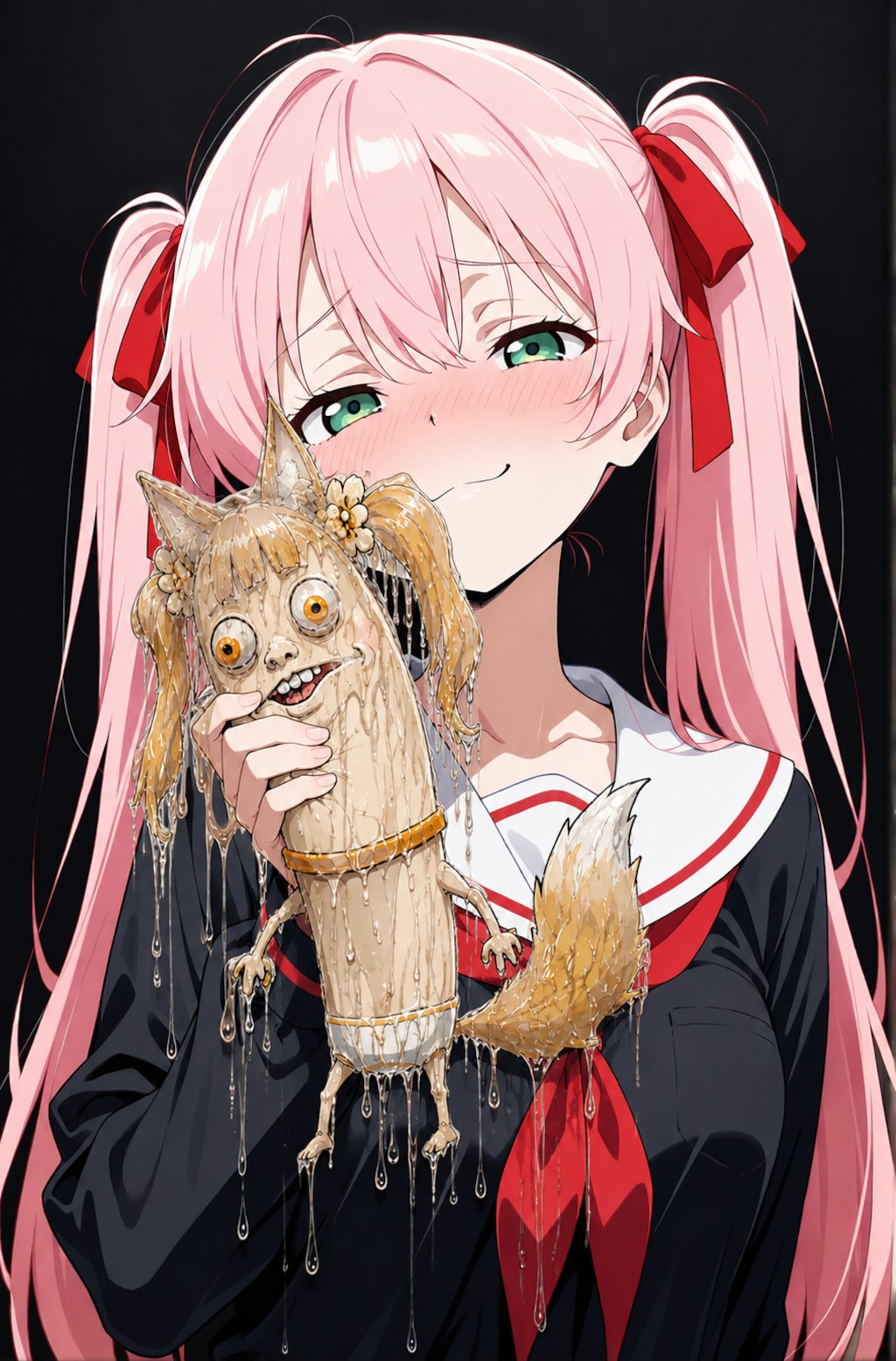 反動ミラに恥じらわされたピンクは○○なうちの子