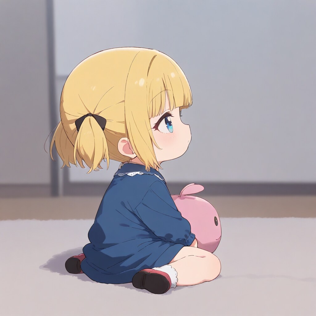 座ってぼーっとしてるみんと