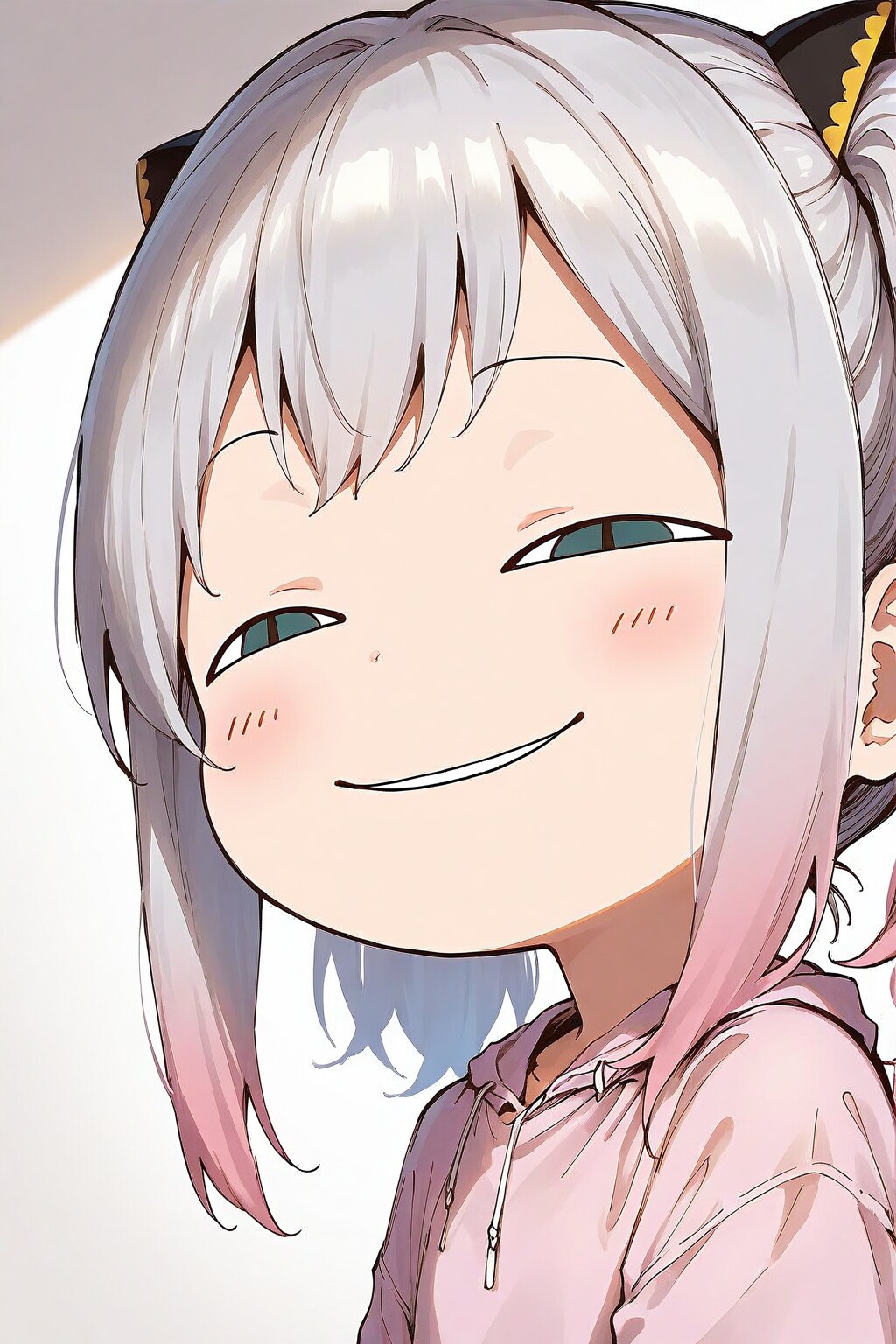 にっこり
