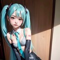 初音ミクです。004_チラッ。 11枚目