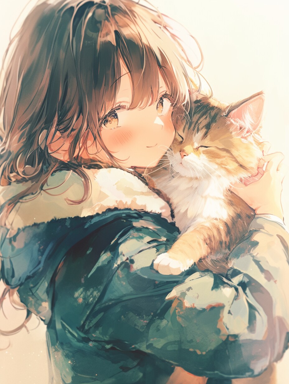 猫さんと。 | の人気AIイラスト・グラビア