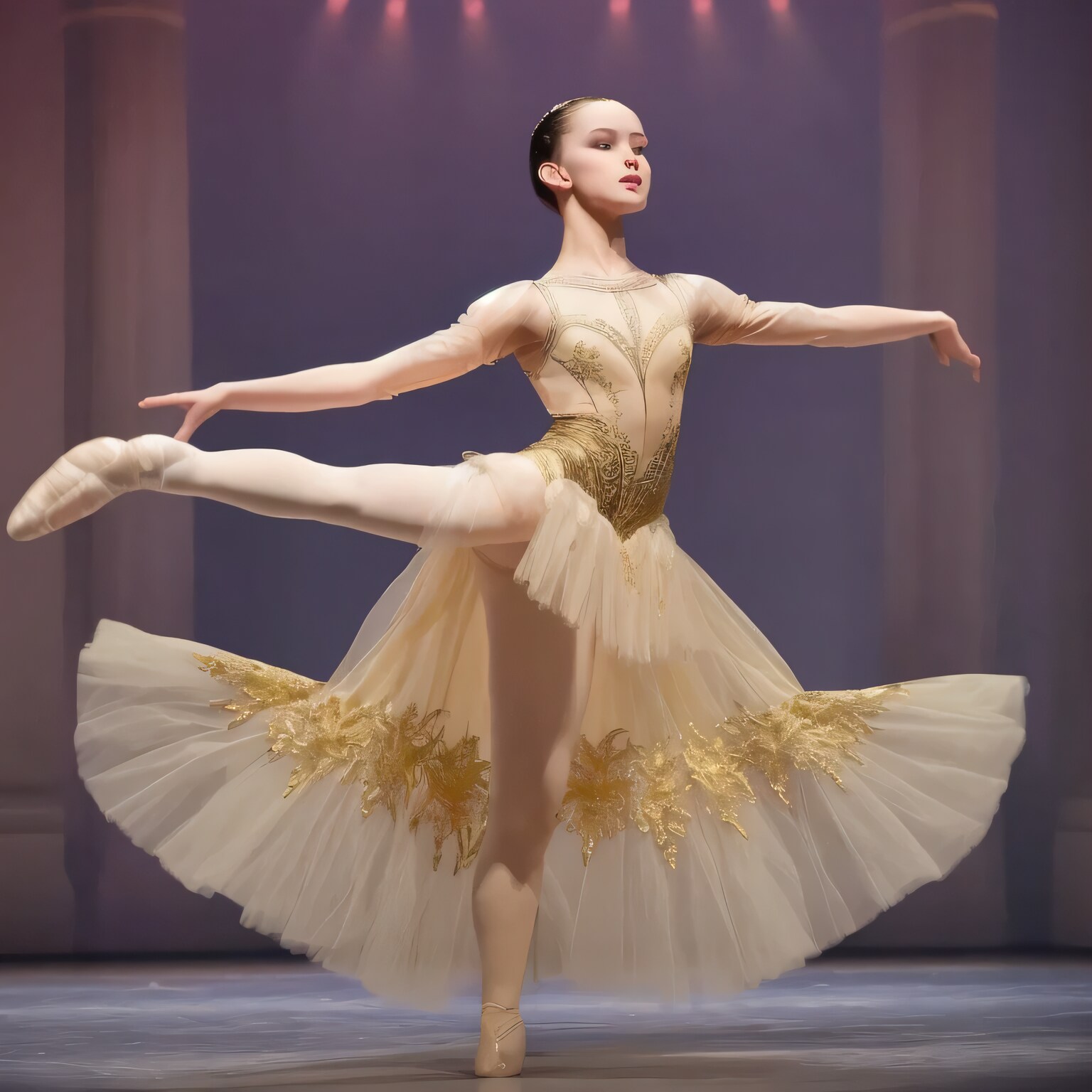 黒髪ロングで演劇の美女５０ | の人気AIイラスト・グラビア