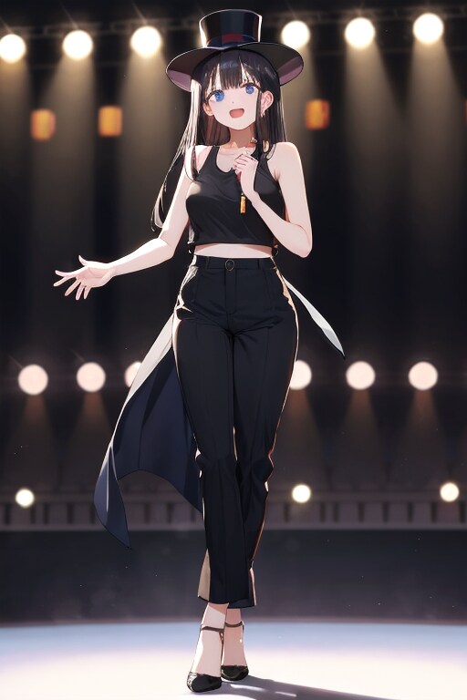 先輩アイドル歌手・黒猫絵馬　アイドルダンスフェスティバルに出演
