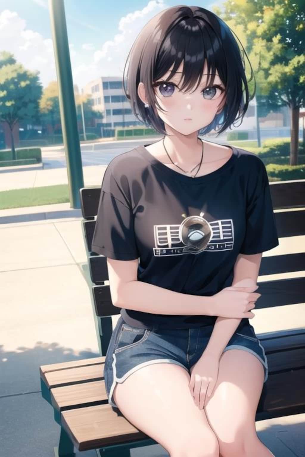 公園黒髪娘ほか（平凡画）