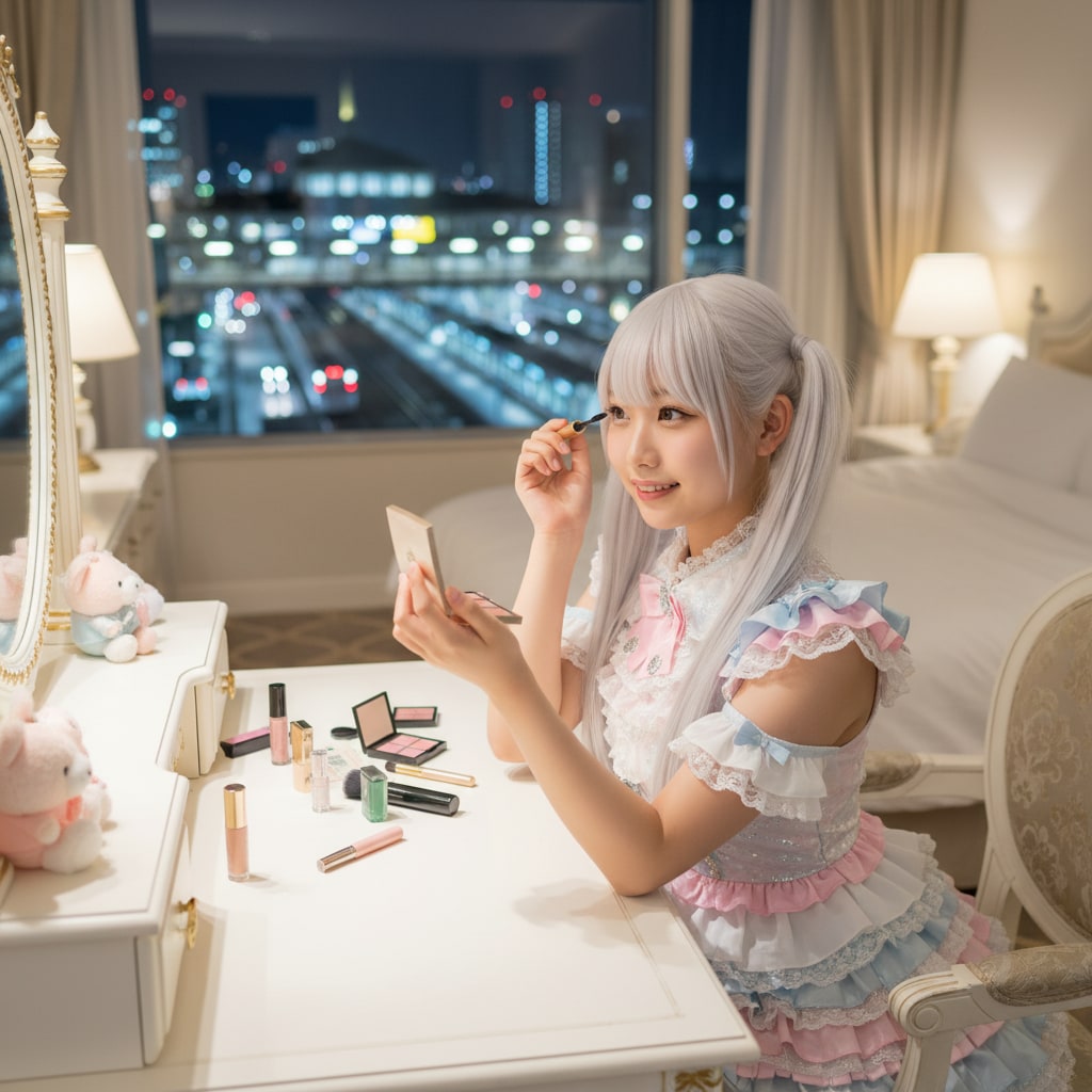 白ツインテさん