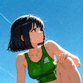 陸上部女子　⑱ 4枚目