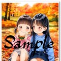 【perftileイラスト集紹介】11/24レンタル専用『市立つつじやま運動公園に秋が来ました・・一緒に温かくなろ！』160カット収録 5枚目