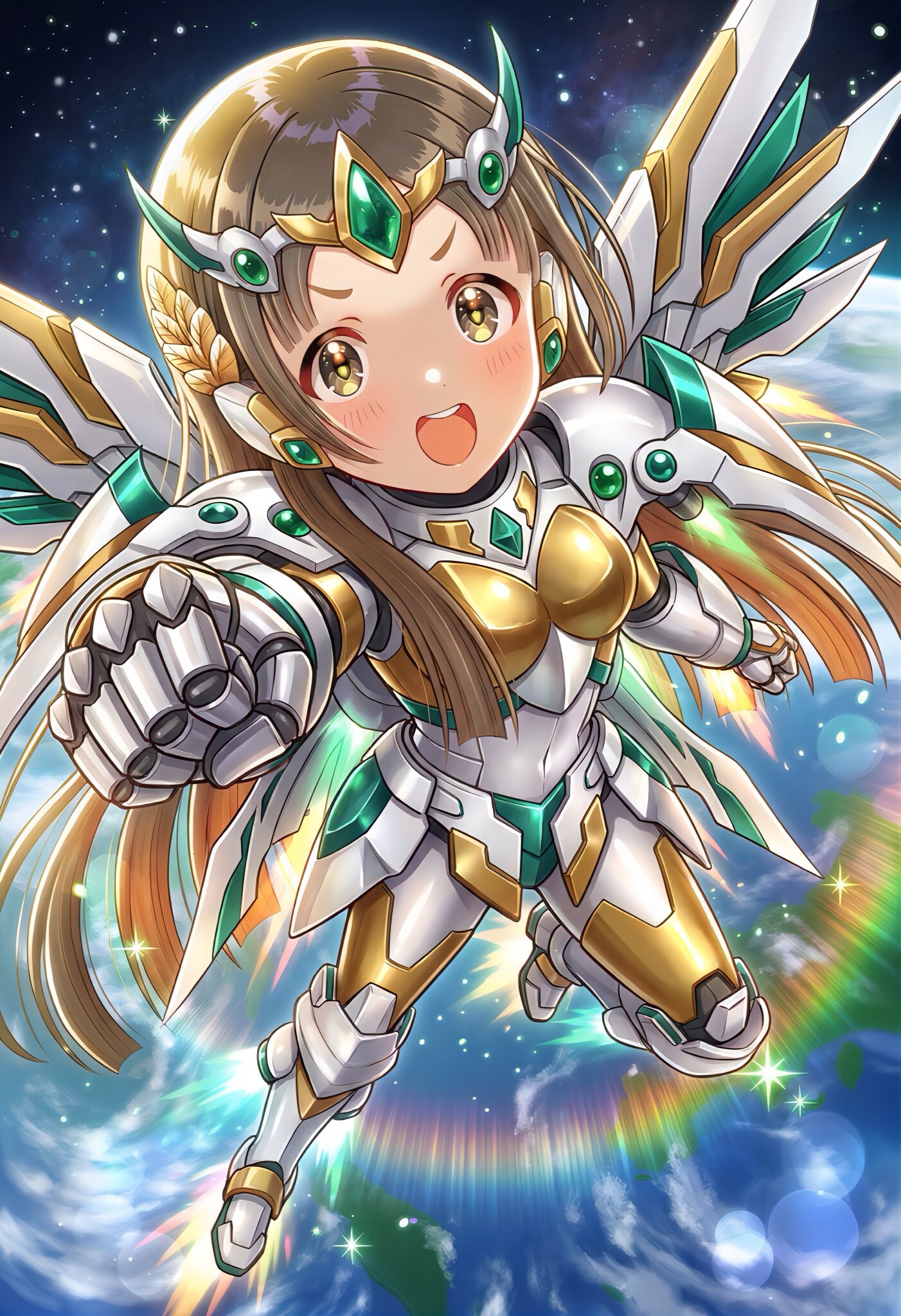 千奈×ヴァルシオーネ | の人気AIイラスト・グラビア