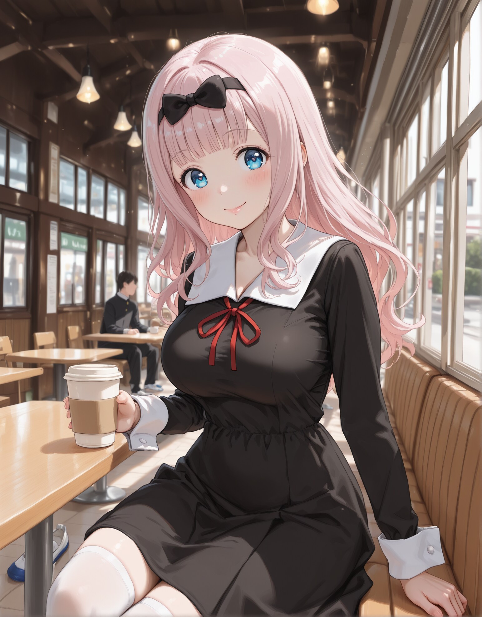 かぐや様は告らせたい_藤原千花_コーヒータイム | の人気AIイラスト・グラビア