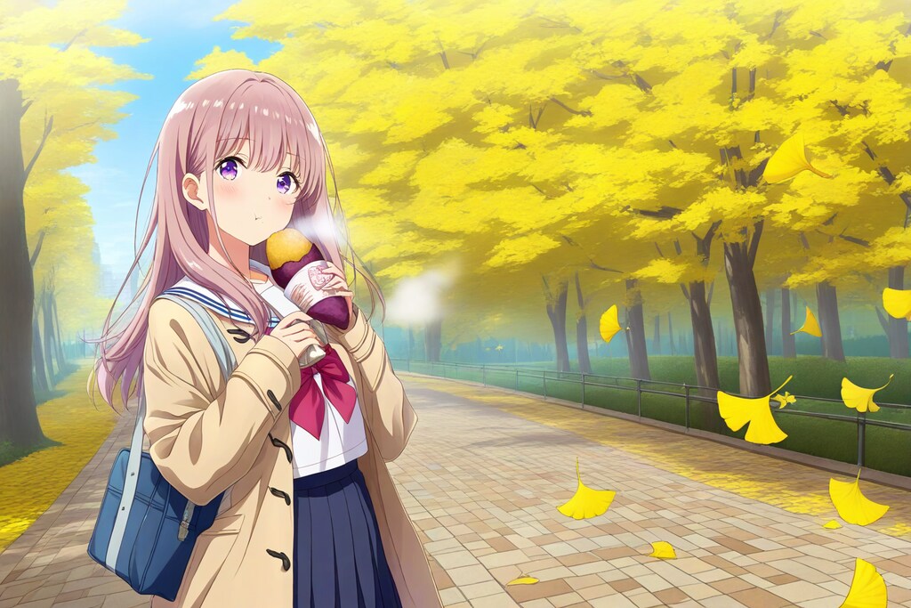 帰宅途中で焼き芋