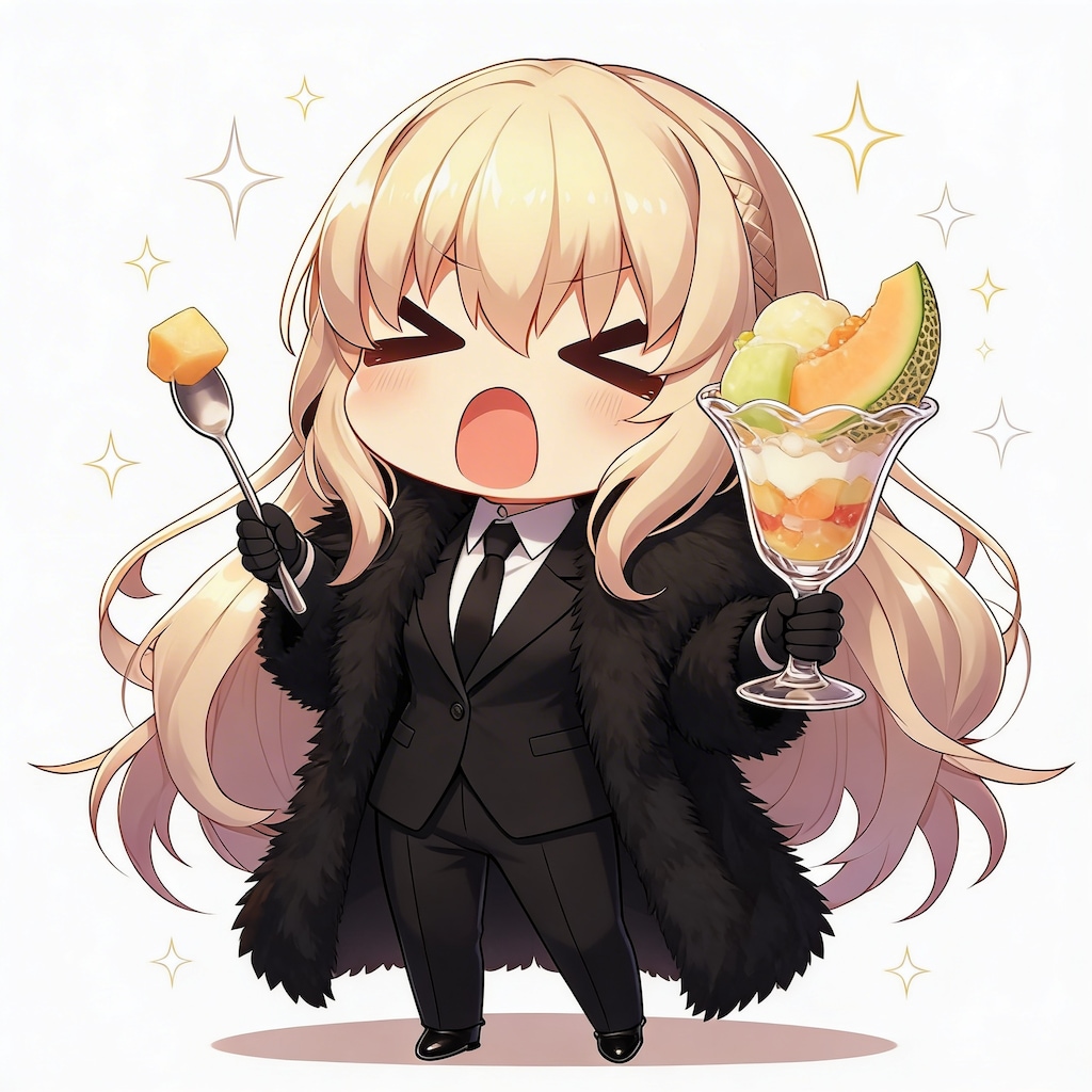 メロンパフェとエリザベス