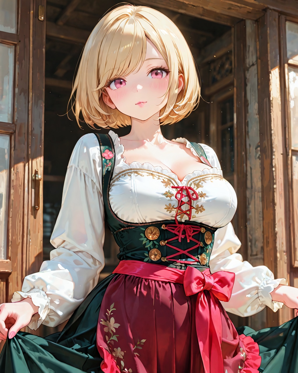 ディアンドル✖️袴（おはよう#187）