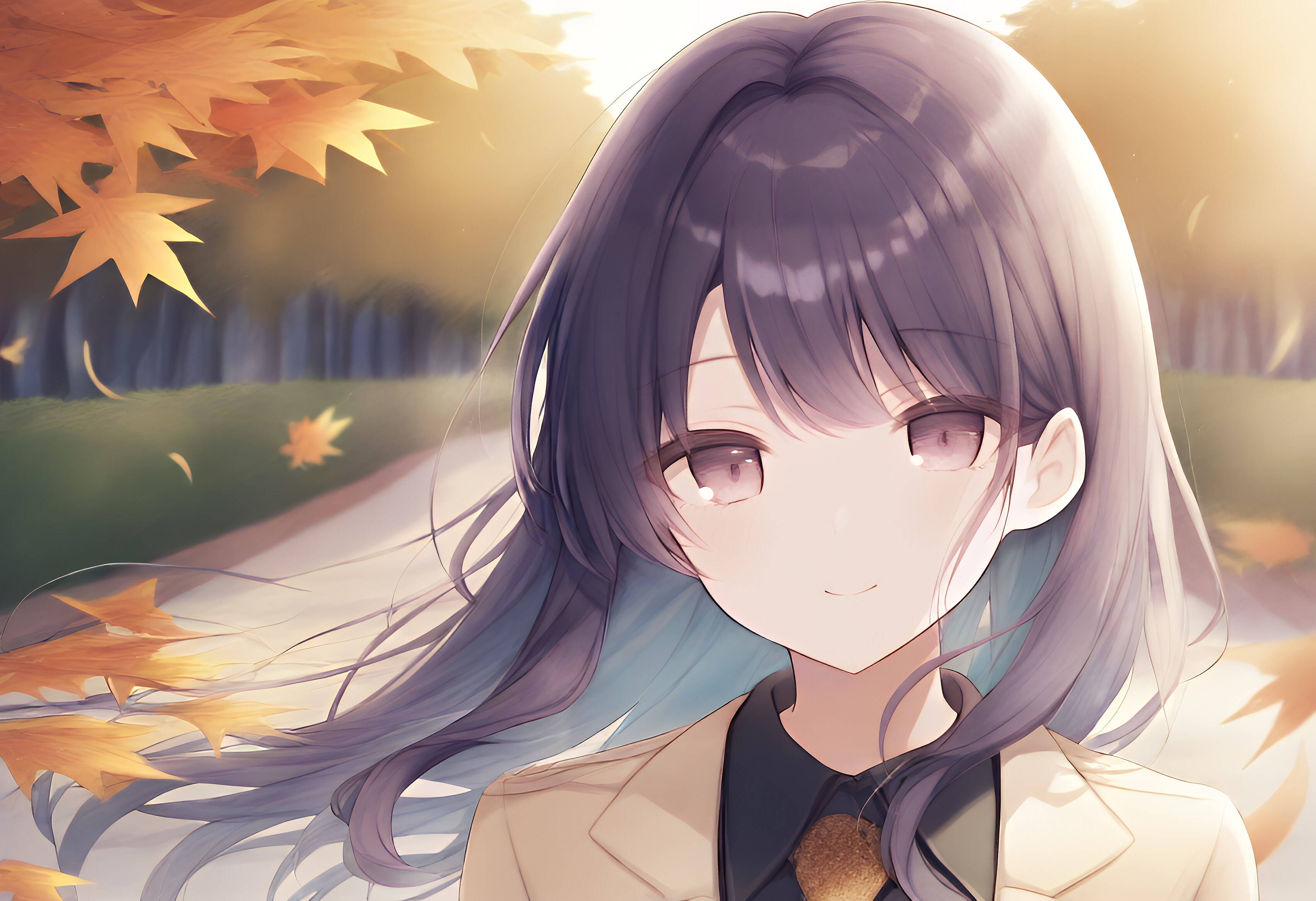 秋の微笑み