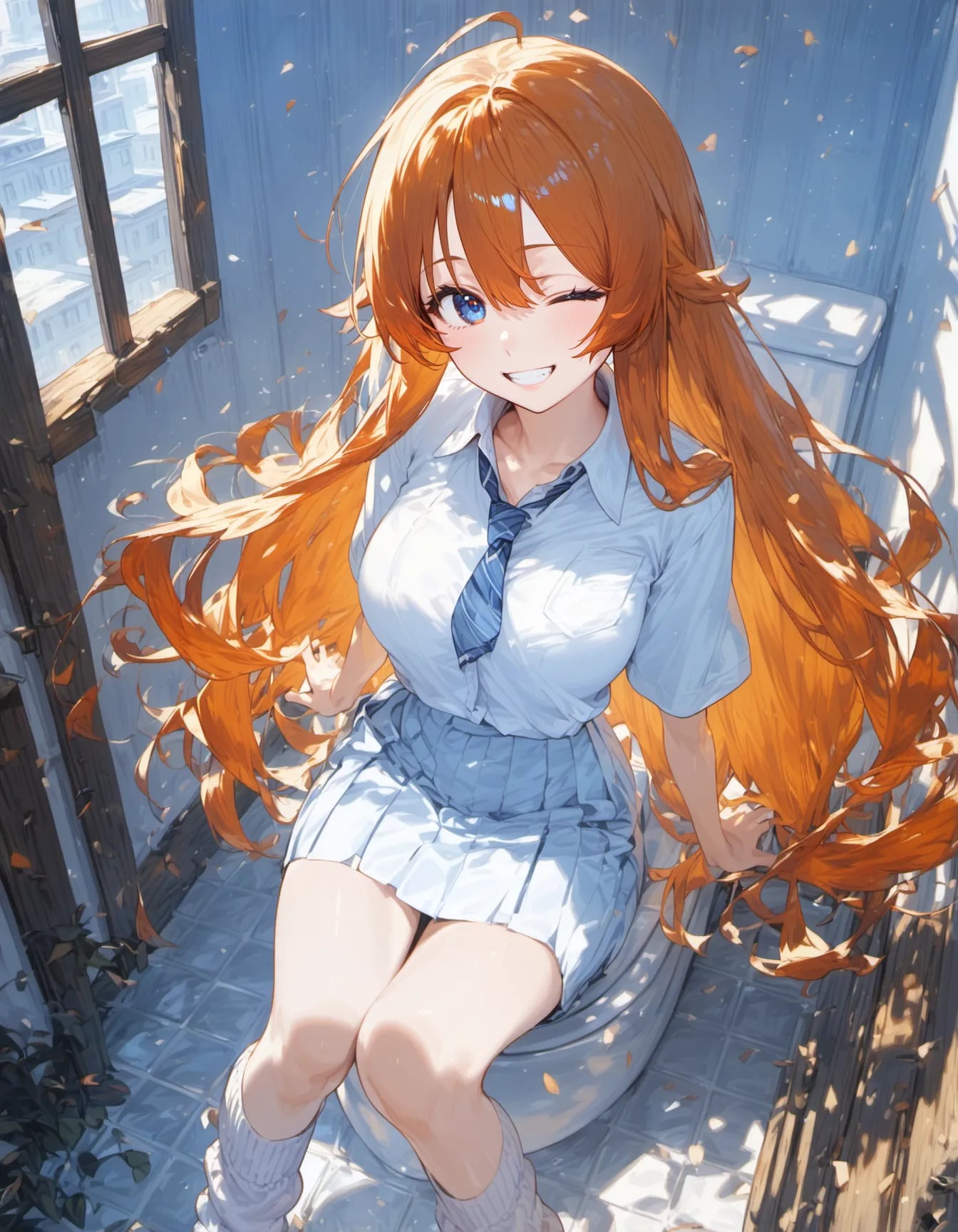 Morning Refreshment Wink | の人気AIイラスト・グラビア