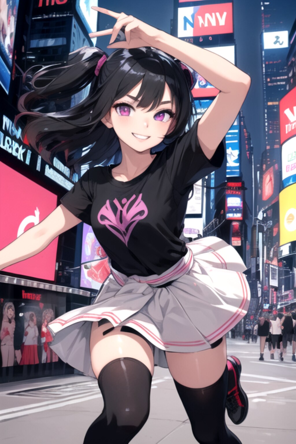 ニューヨークのタイムズスクエアでダンスする、うちの子！！（12枚）