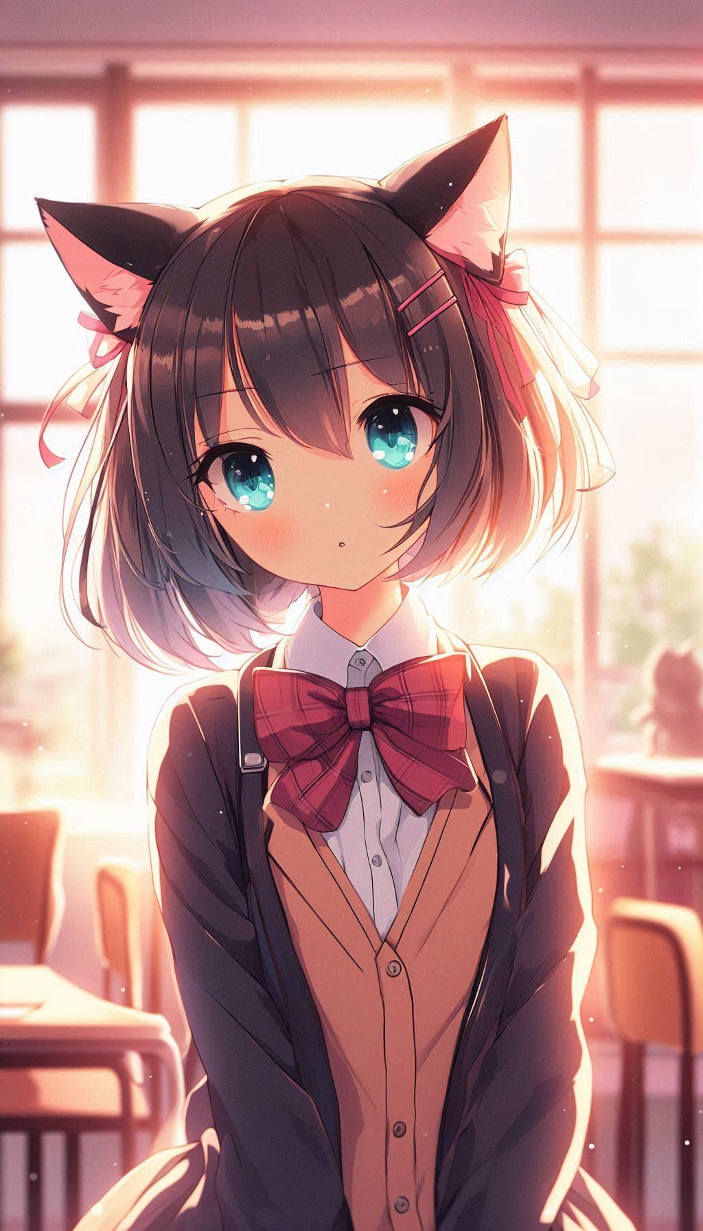 Dalleの猫耳娘 | の人気AIイラスト・グラビア