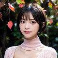 紅葉とタートルネック 8枚目