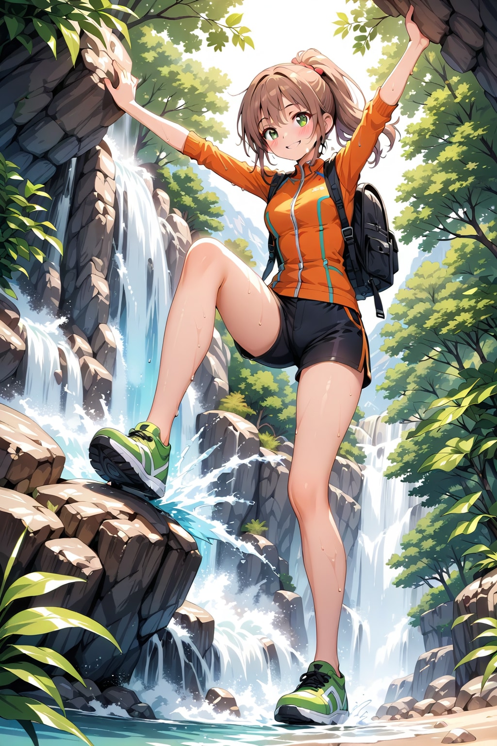 シャワークライミング