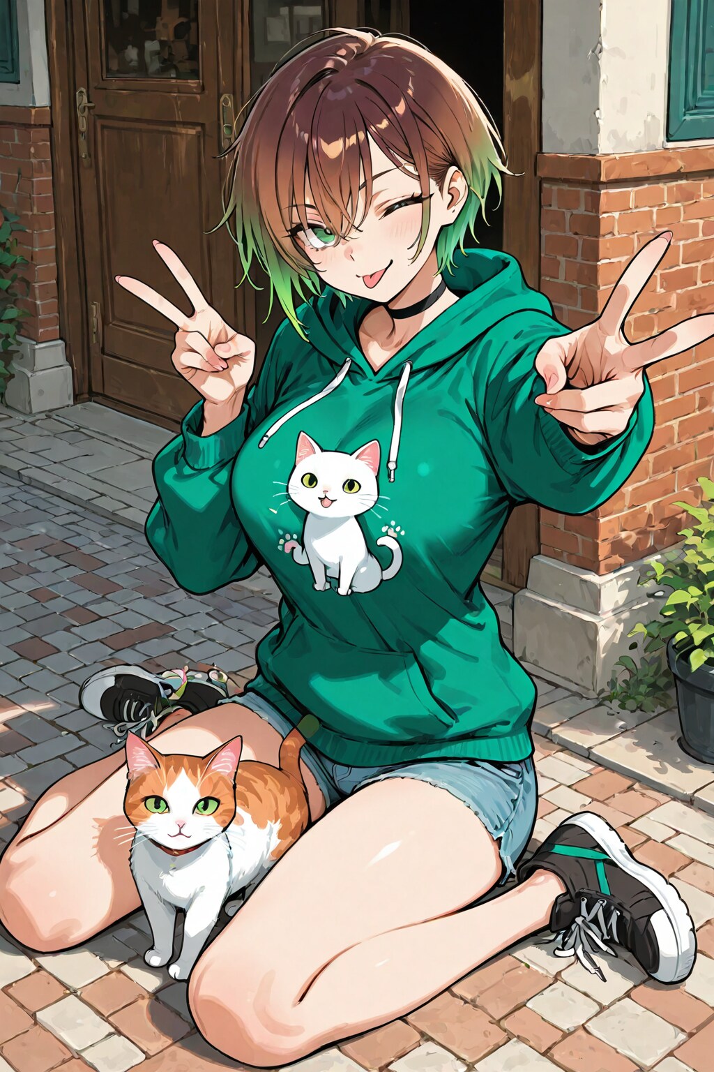 琴音ちゃんと猫