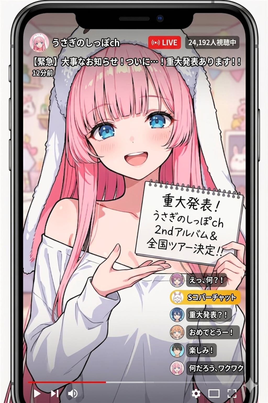 緊急LIVE配信