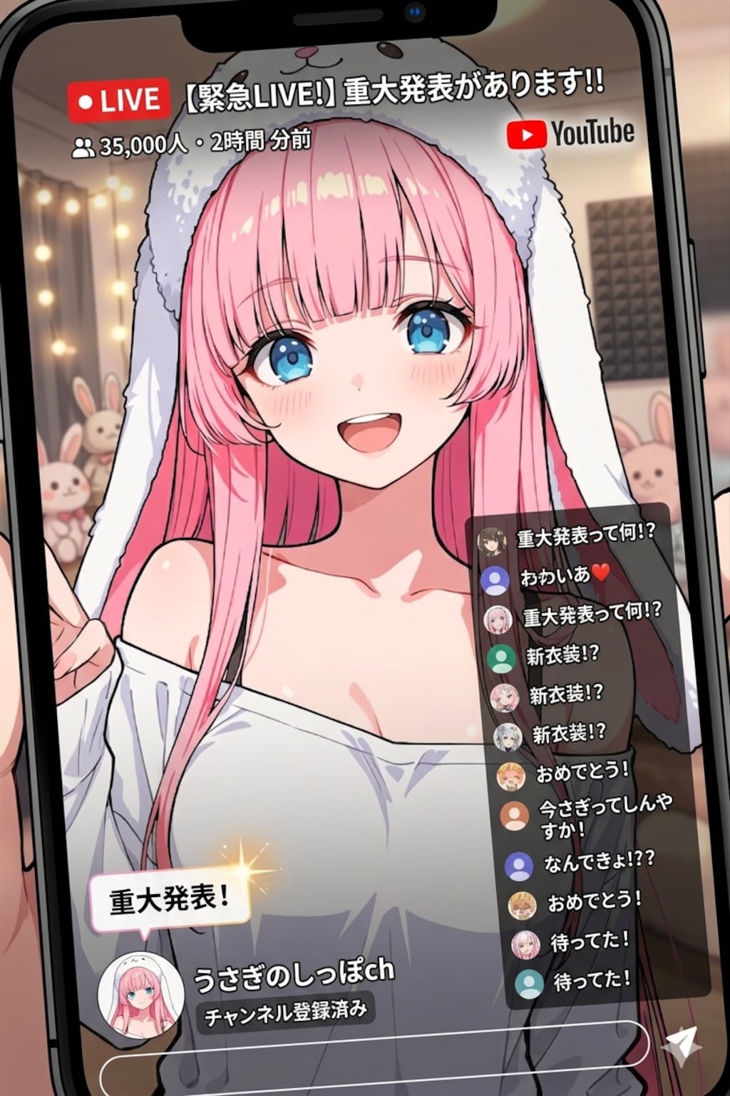 緊急LIVE配信