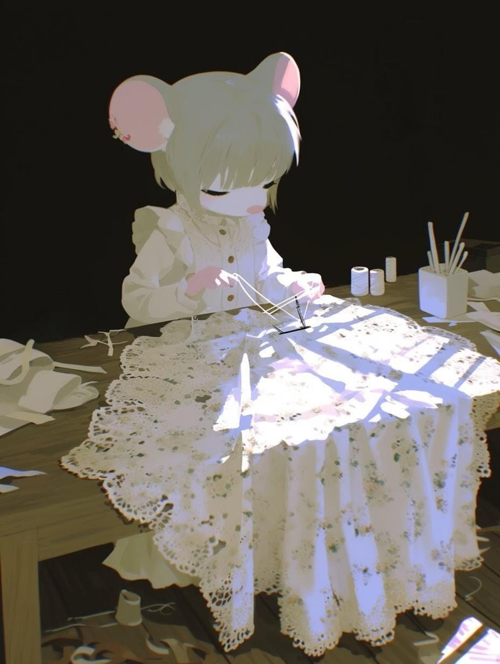 ねずみちゃんのお仕事