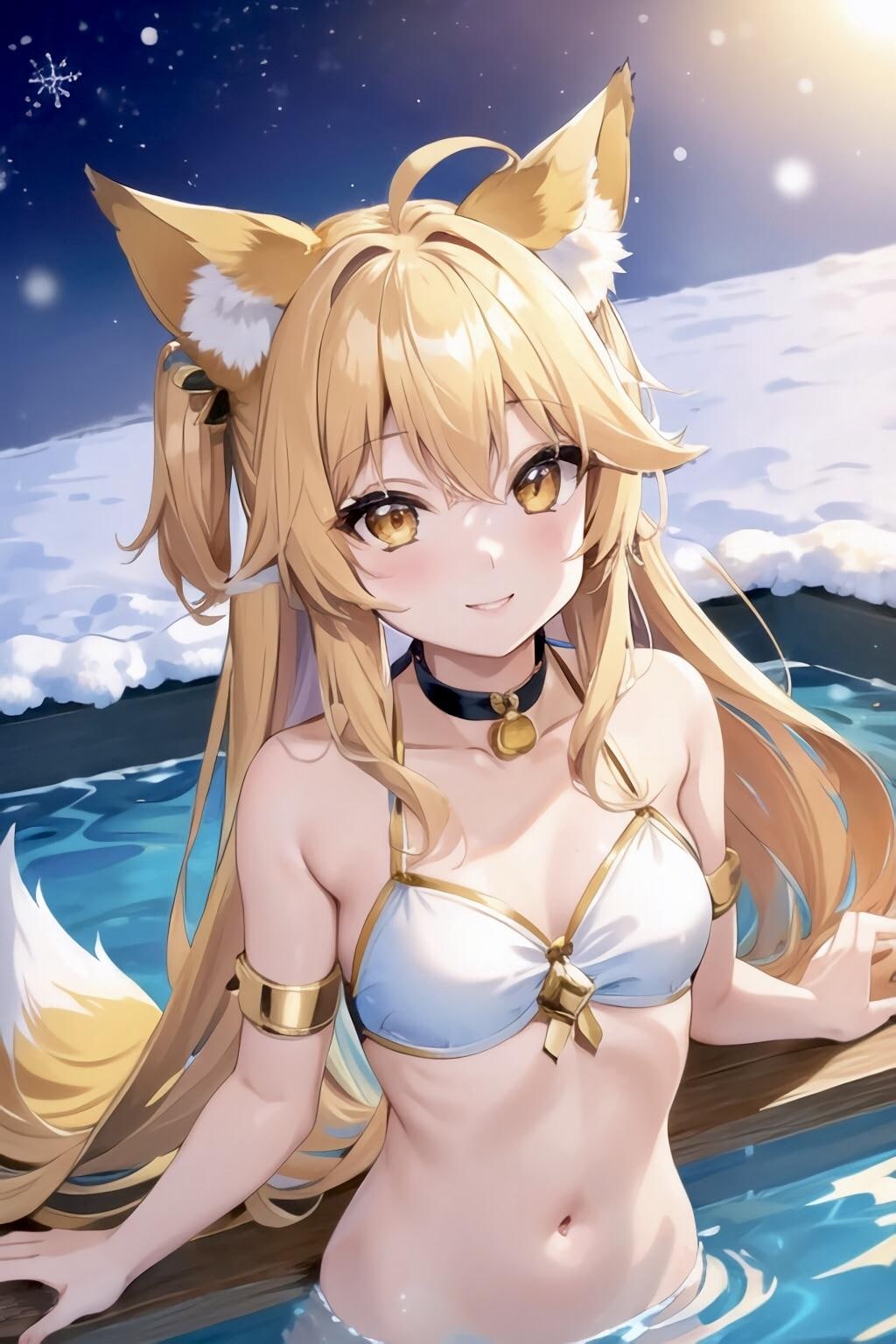 冬の水着うちの子
