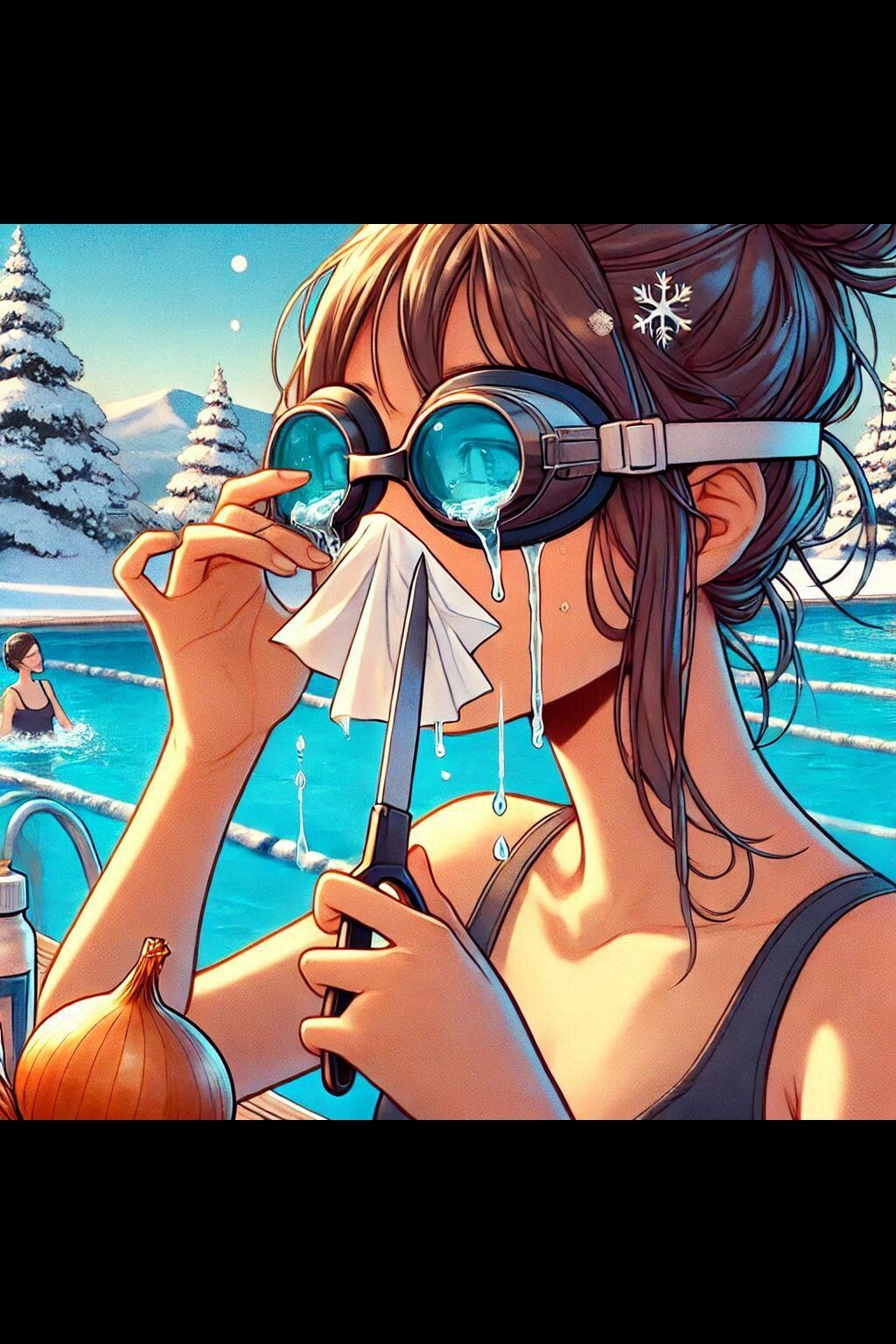 冬の水着うちの子