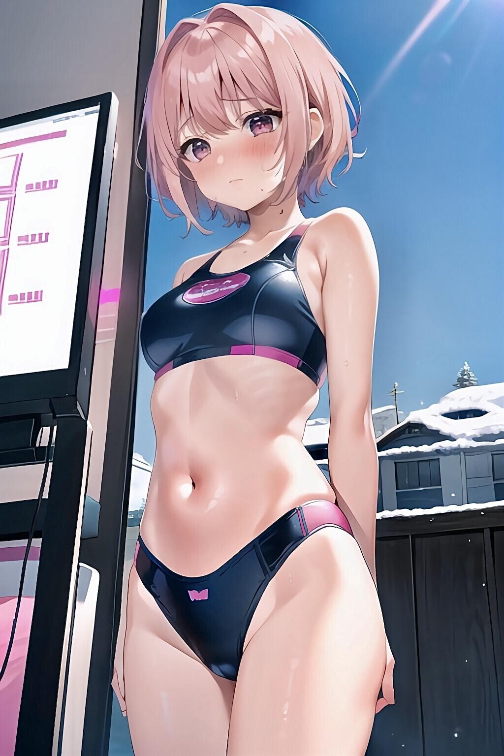 冬の水着うちの子