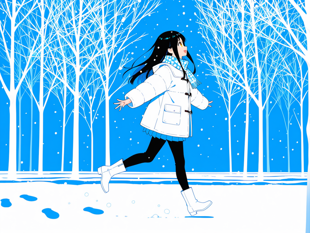 まっすぐ、冬のなかへ