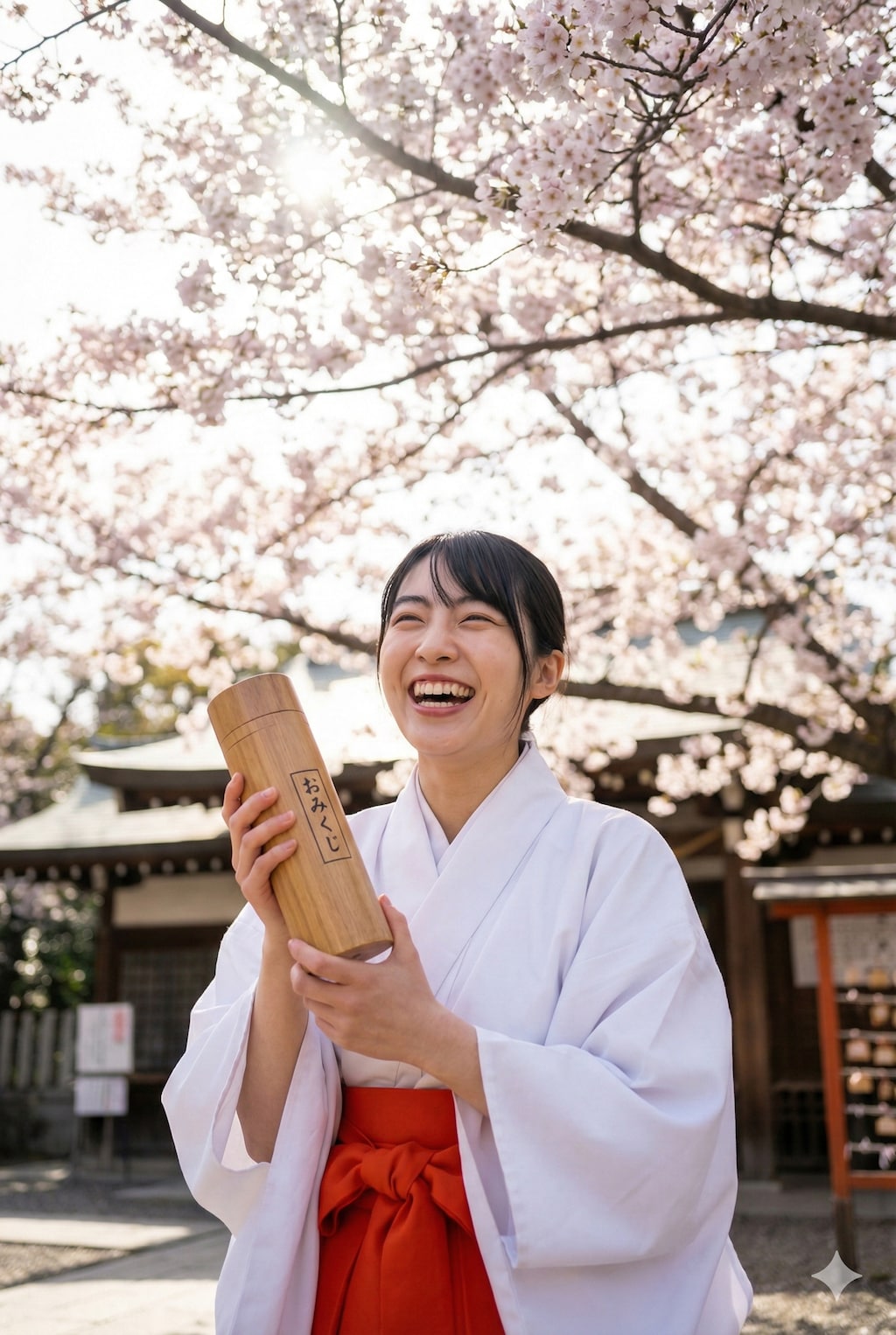 巫女服に着替えた彼女と神社デート⛩️【彼氏目線】