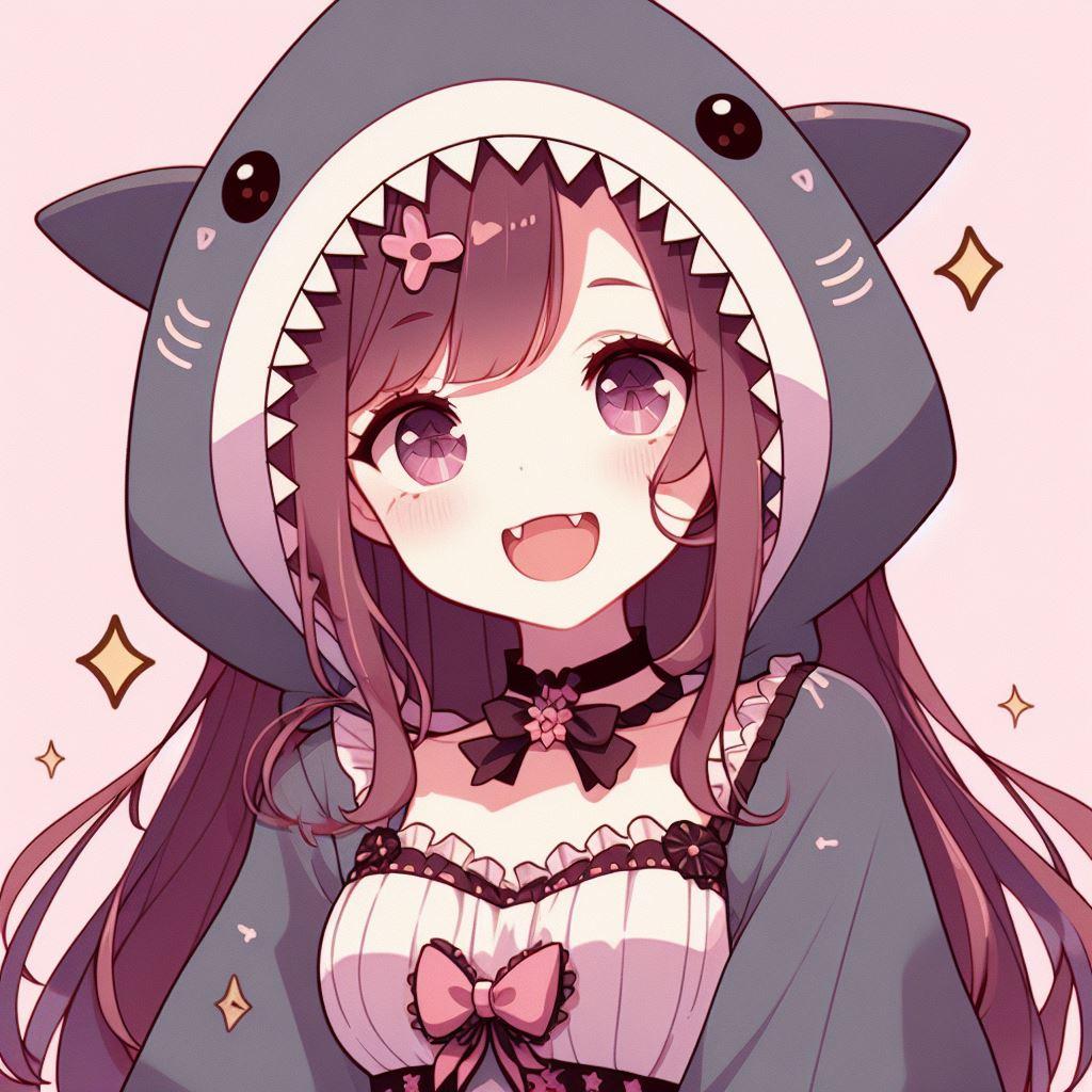 サメ少女に憑りついた悪魔の笑顔