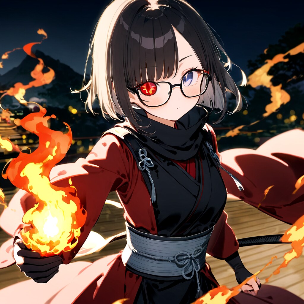 炎を操る瞳術 | の人気AIイラスト・グラビア