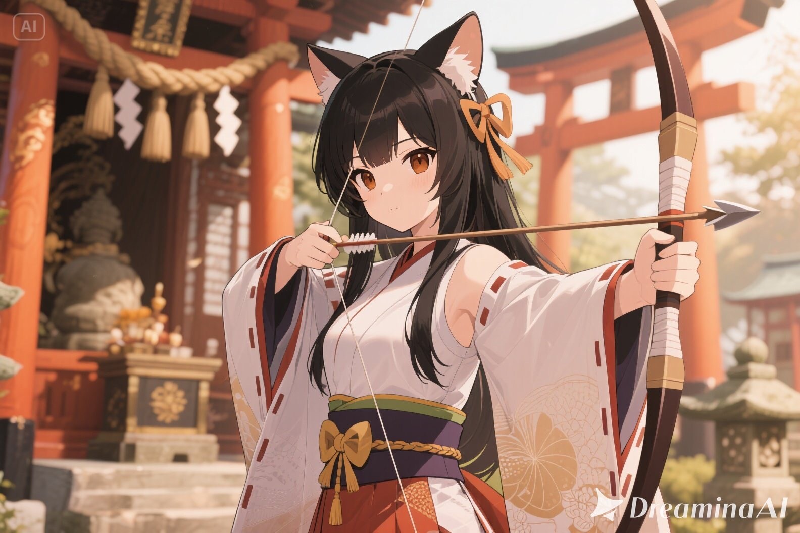 弓使いさくらちゃん | の人気AIイラスト・グラビア