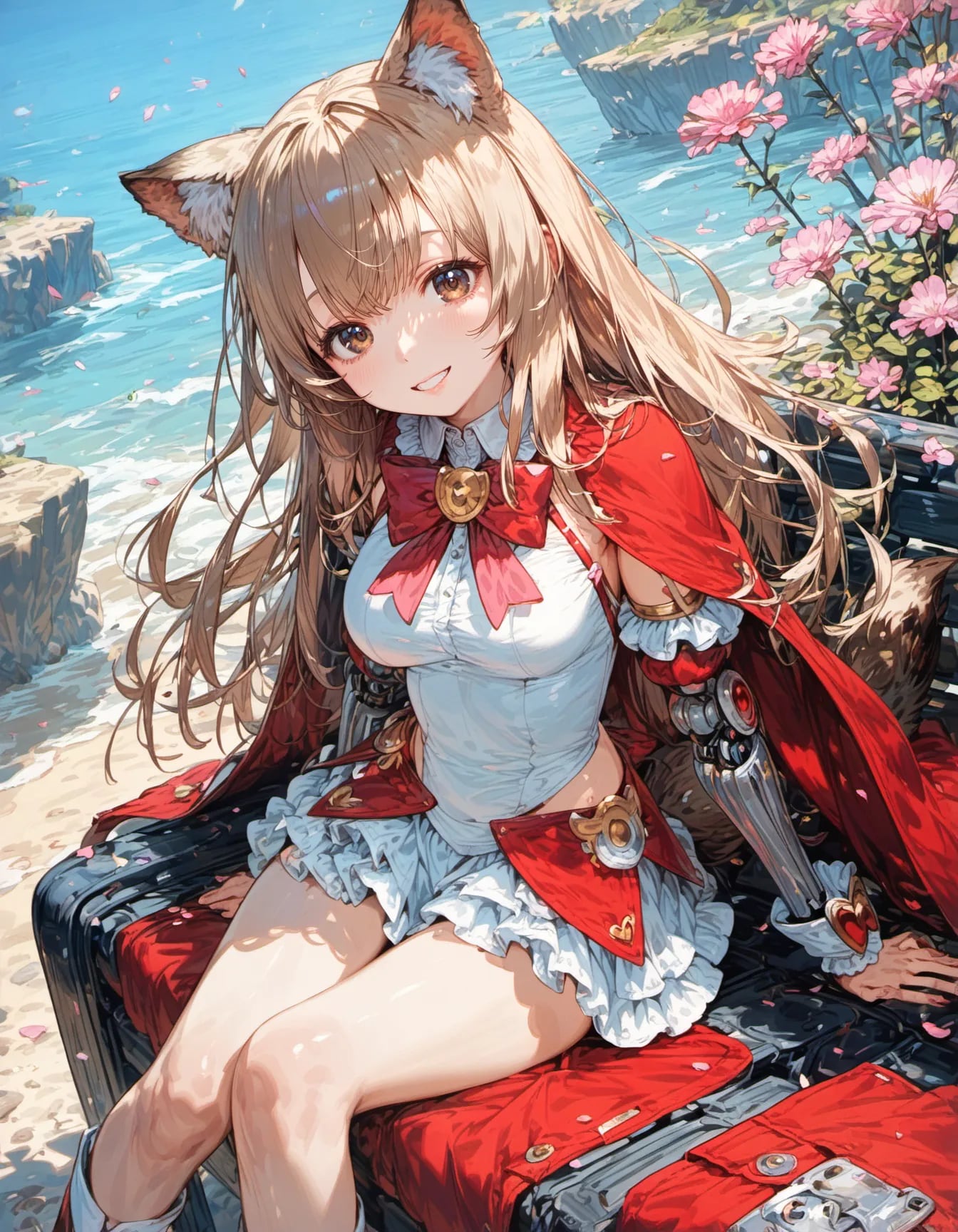 Cybernetic Voyager by the Sea | の人気AIイラスト・グラビア