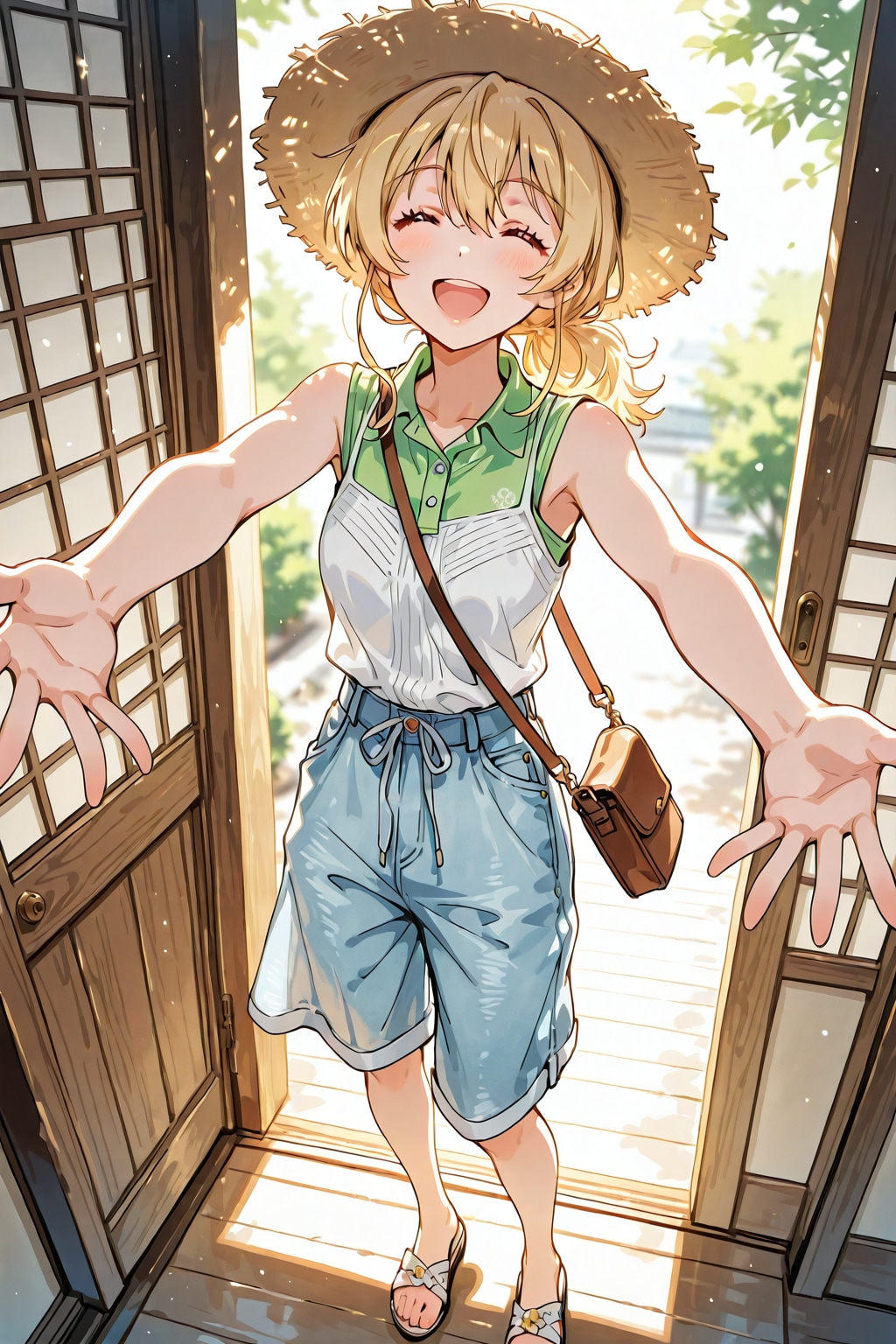 おばあちゃーん！おじいちゃーん！来たよー！