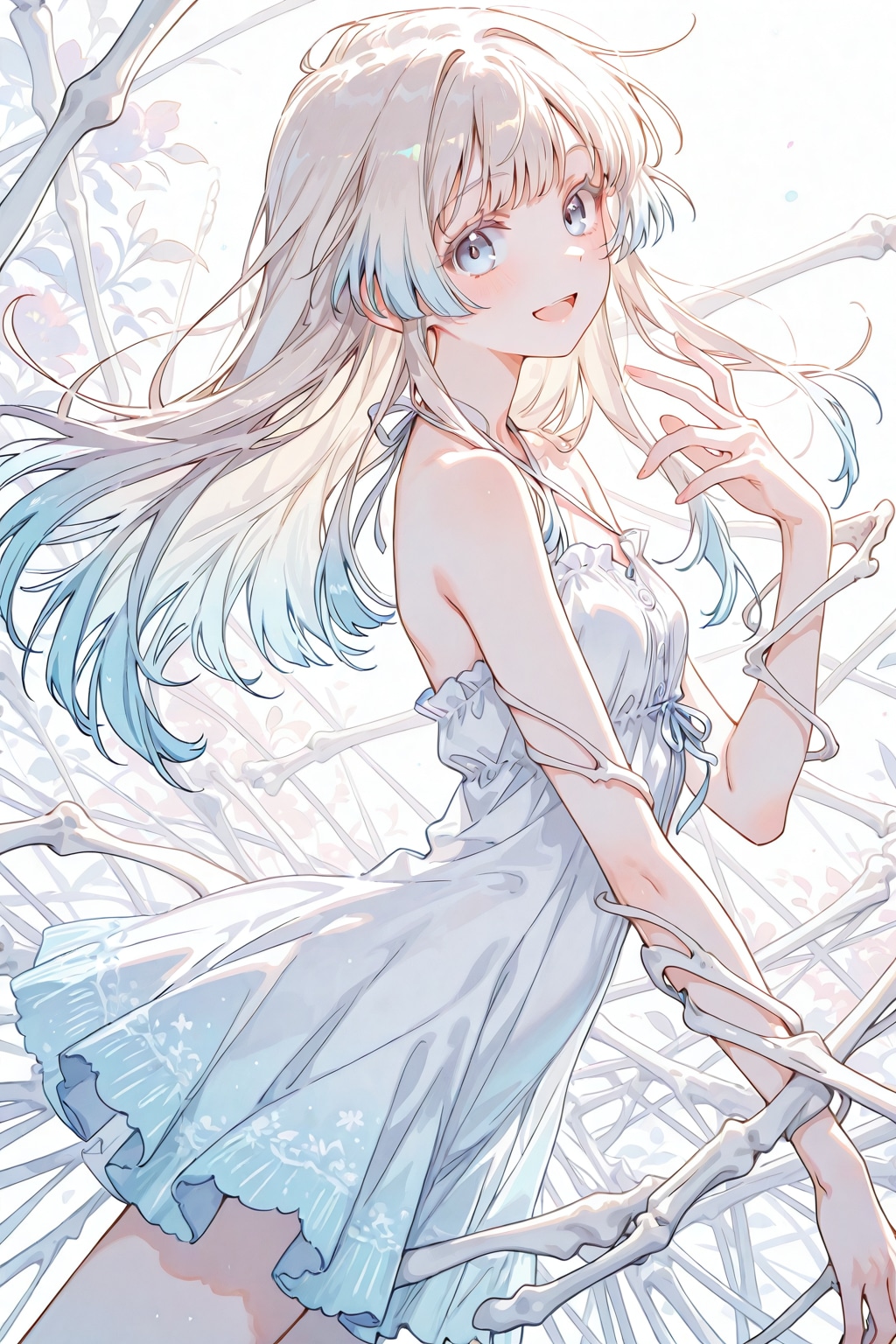 少女と骨