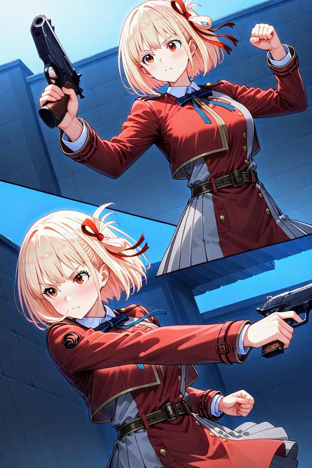 お試し生成　リコリコ　錦木さん