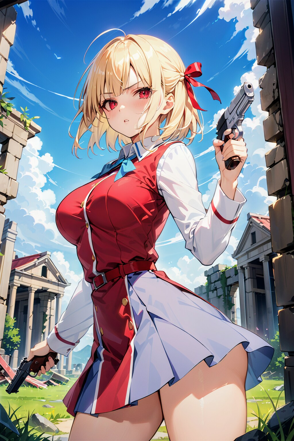 お試し生成　リコリコ　錦木さん