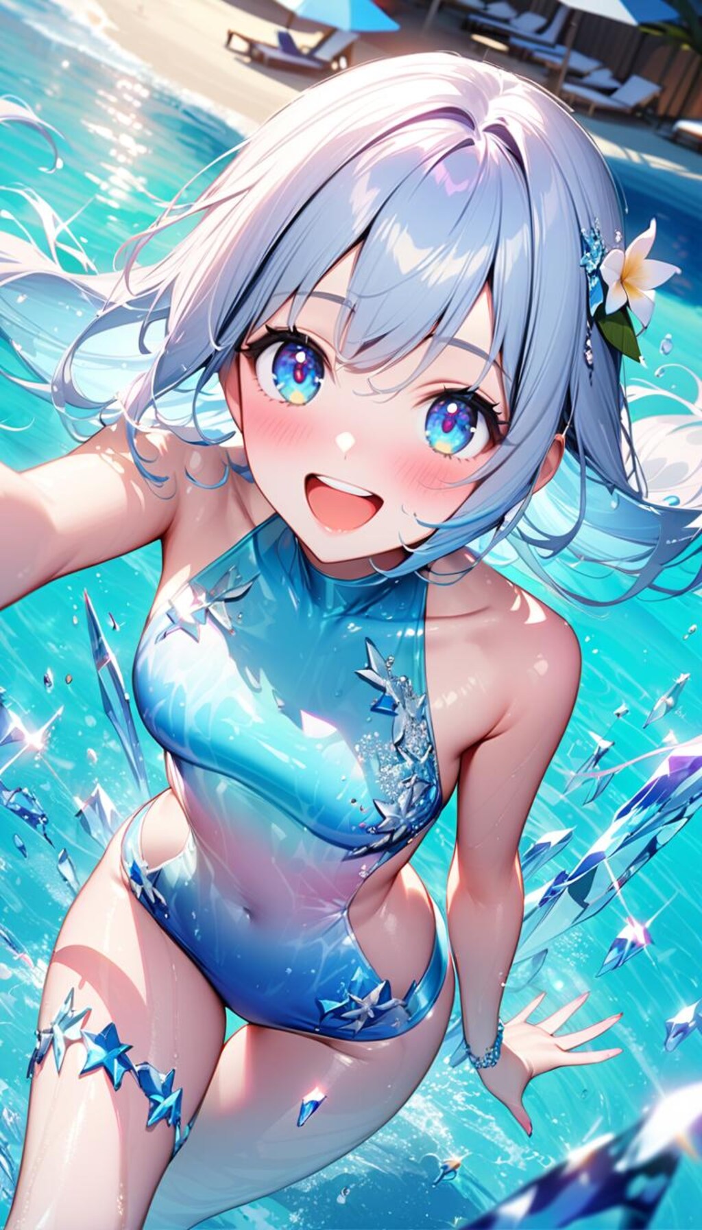 氷の水着✨