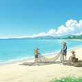 漁師の浜仕事 2枚目