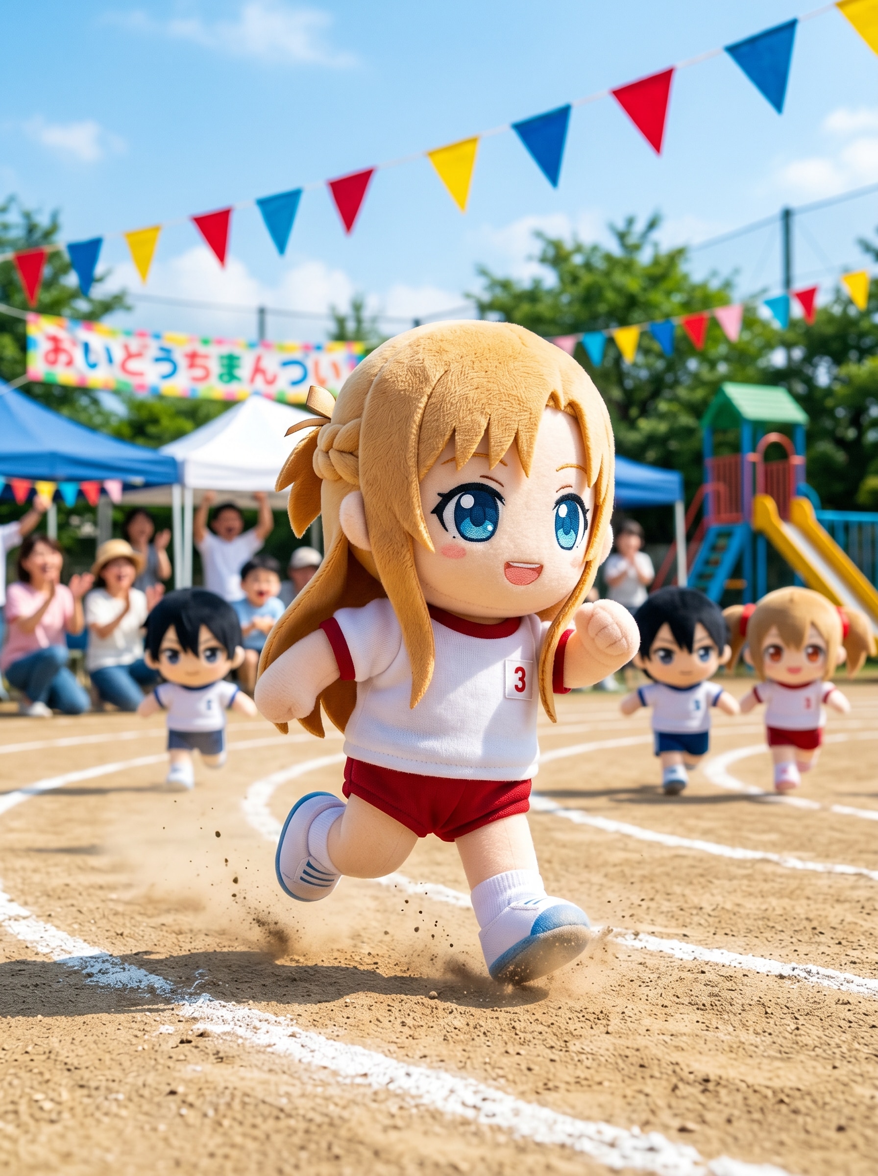 ちびぬいのかけっこ