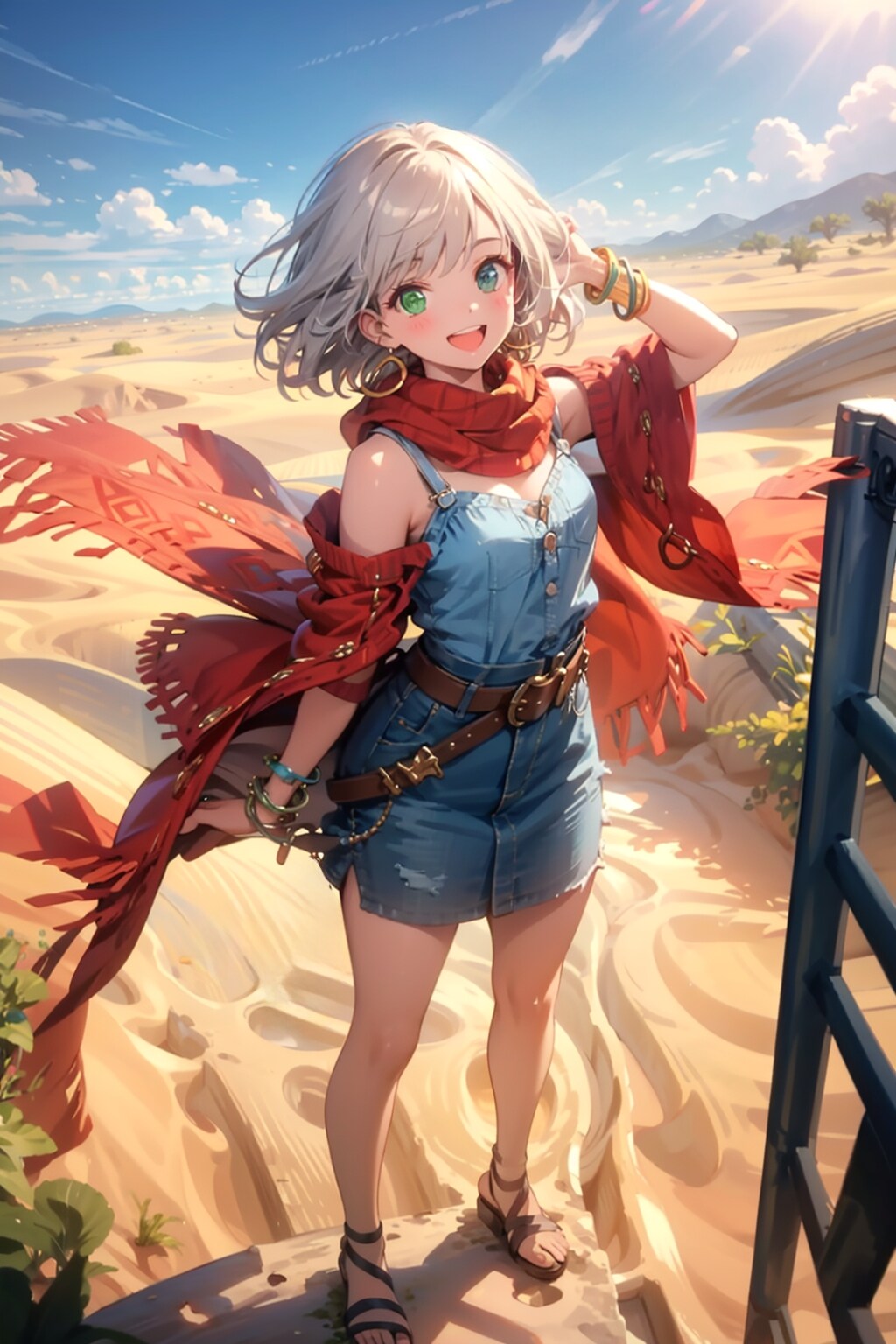 ノマド風の伝統衣装 ミオちゃん | の人気AIイラスト・グラビア