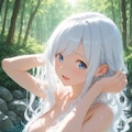 髮ブラで水浴び 3枚目