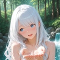 髮ブラで水浴び 2枚目