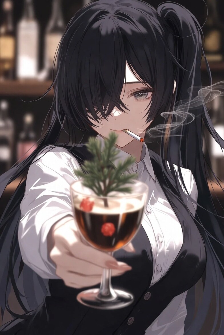 今年もよろしくお願いします🚬🍺🥛 | の人気AIイラスト・グラビア